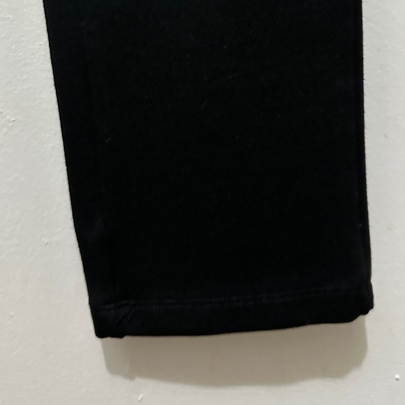 386 Mango | NWOT Black Mid Rise Thick Stretch Leggings Dress Pants (Size M) - Picture 6 of 13